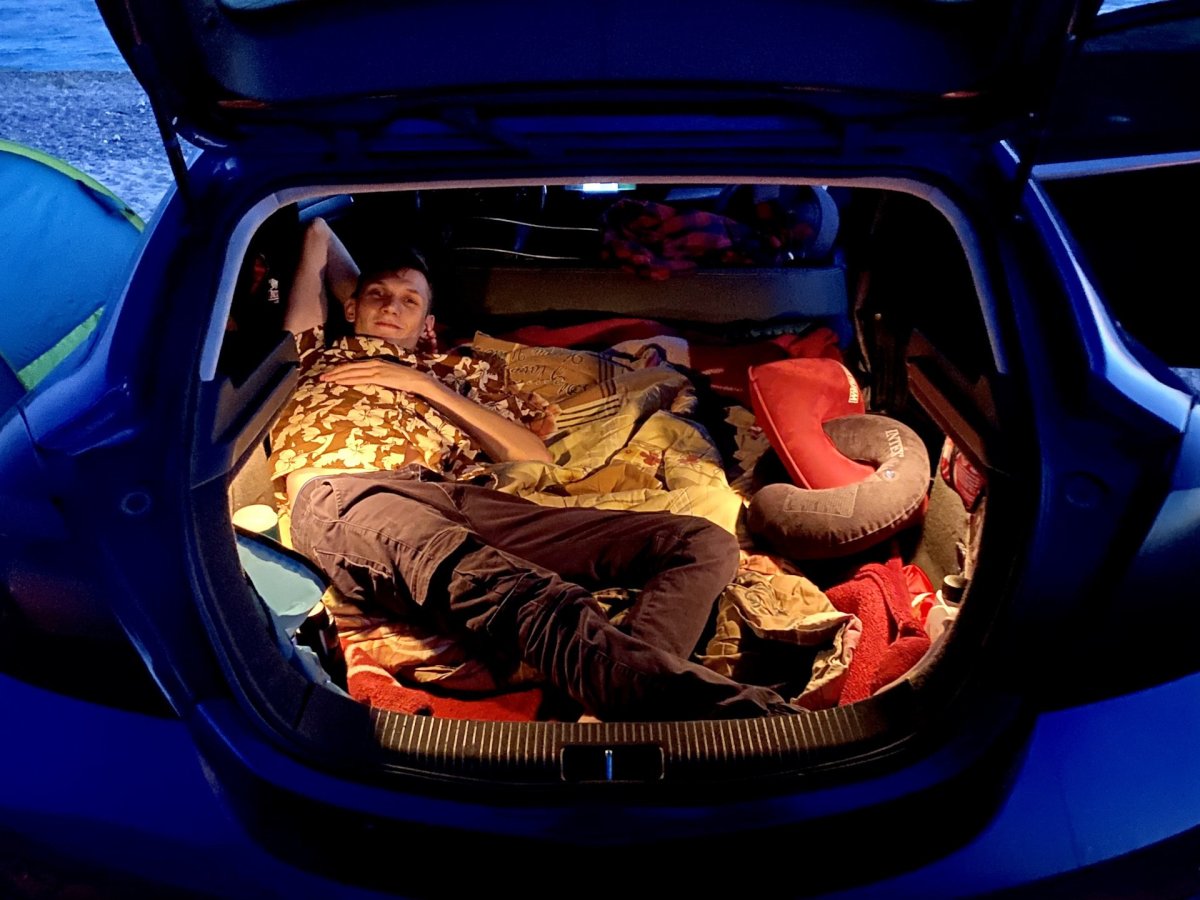 Ночевка в Форд Фьюжн