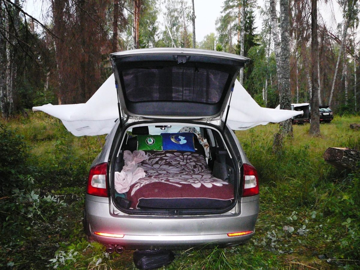 Матрас надувной в шкоду Октавия а5