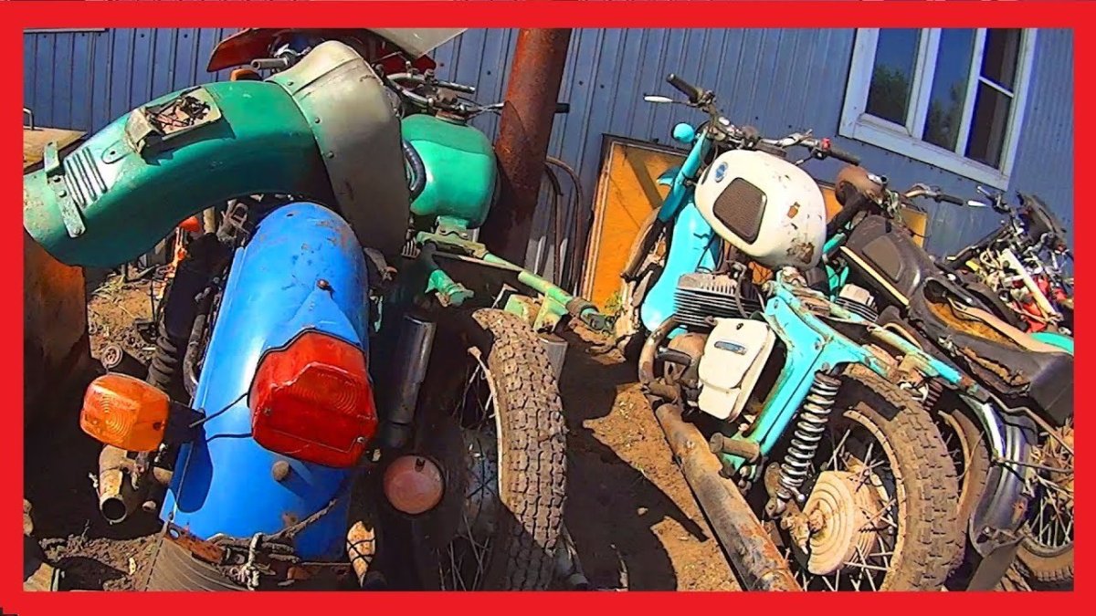 Мотоциклы в металлоломе