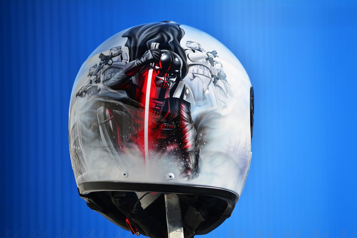 Аэрография шлем Schubert