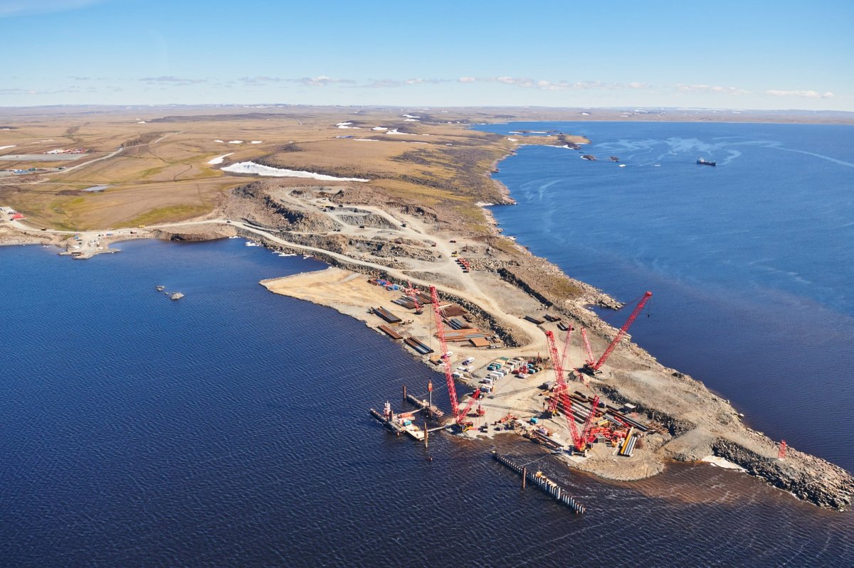 Порт бухта Север Диксон Таймыр