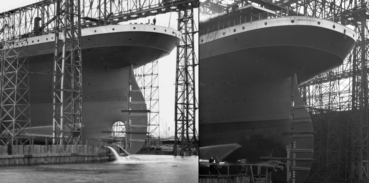 Титаник спуск на воду 1912
