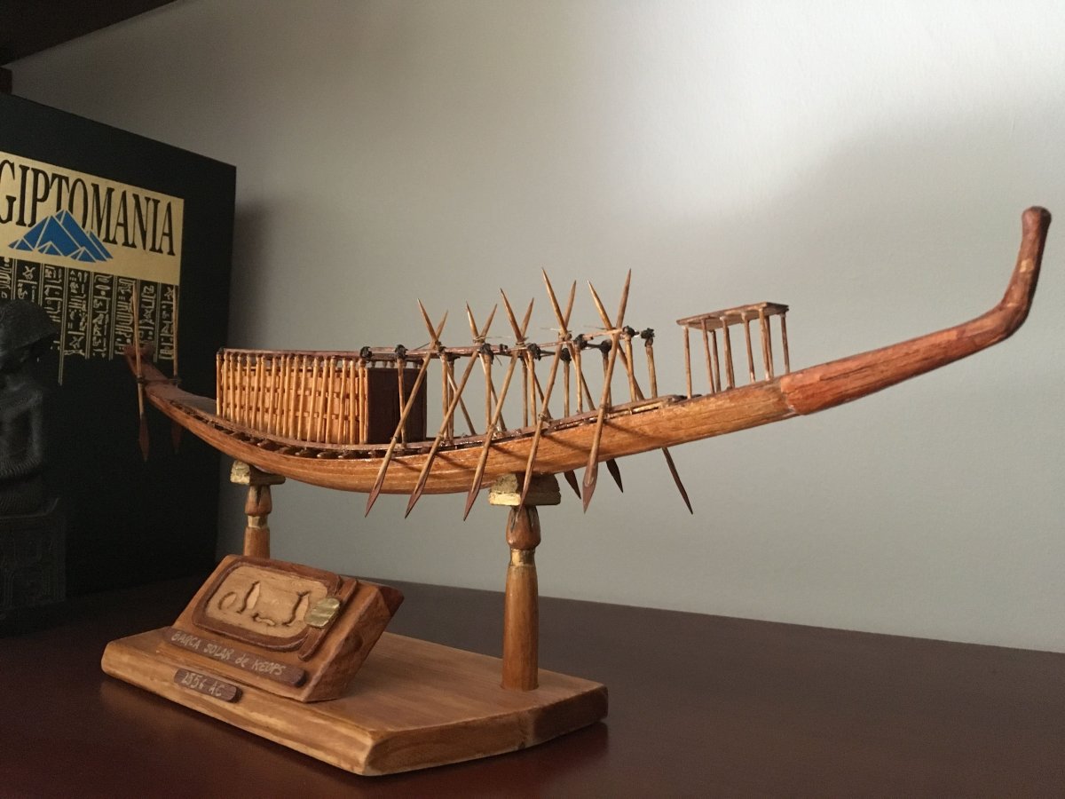 Древнеегипетский корабль модель