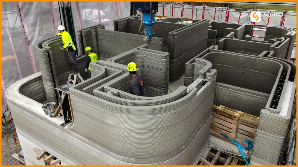 Первый в Германии дом 3d-принтер