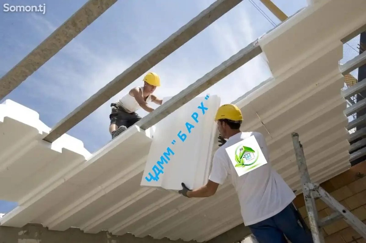 Пенопласт на крыше