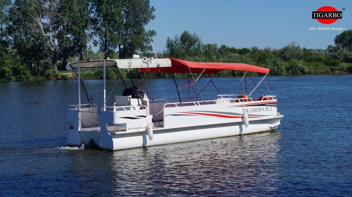 Катамаран Тигарбо моторный