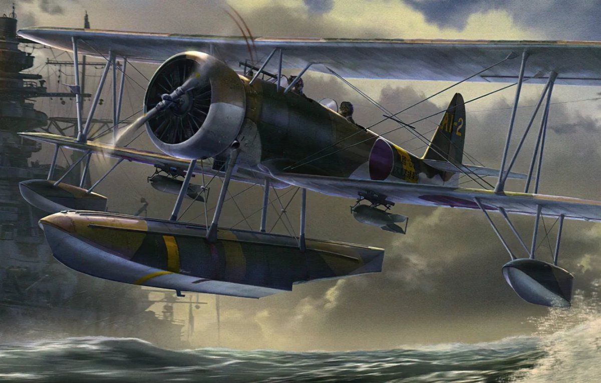 Самолет e8n1 model 1 Nakajima