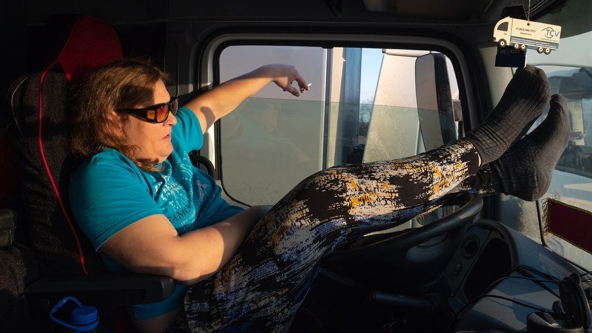 Анастасия Сачко дальнобойщица