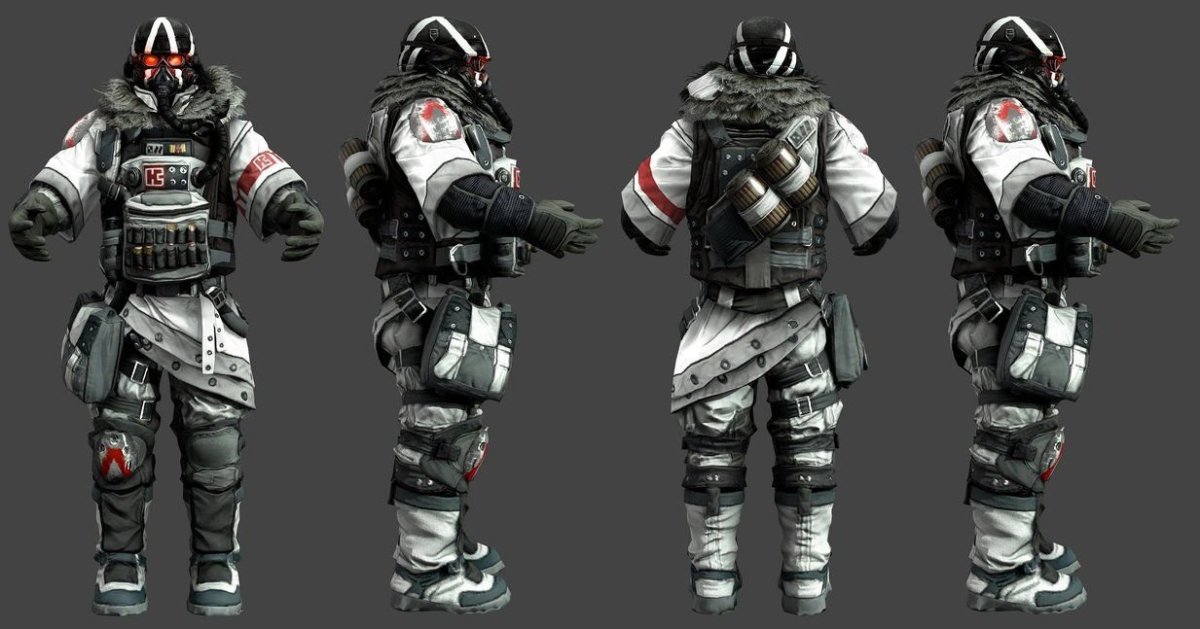 Killzone 3 солдаты концепт арт