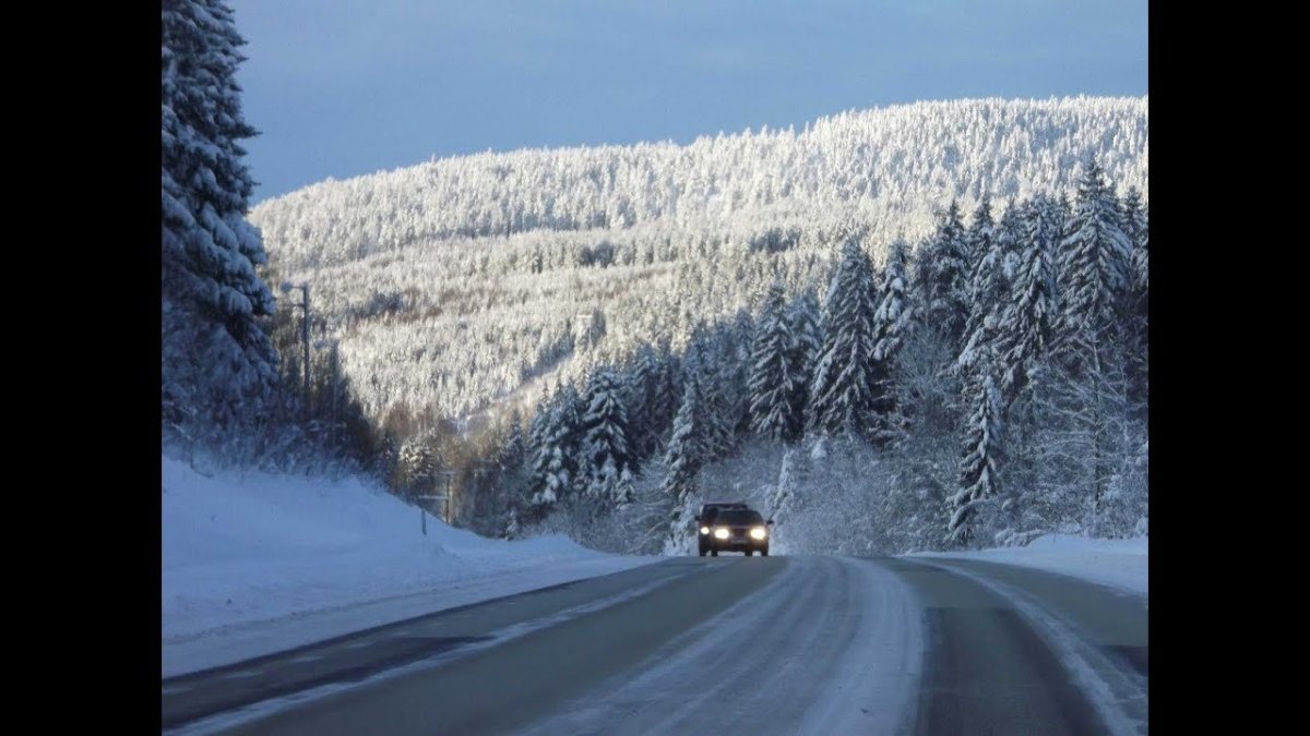 Трасса зима