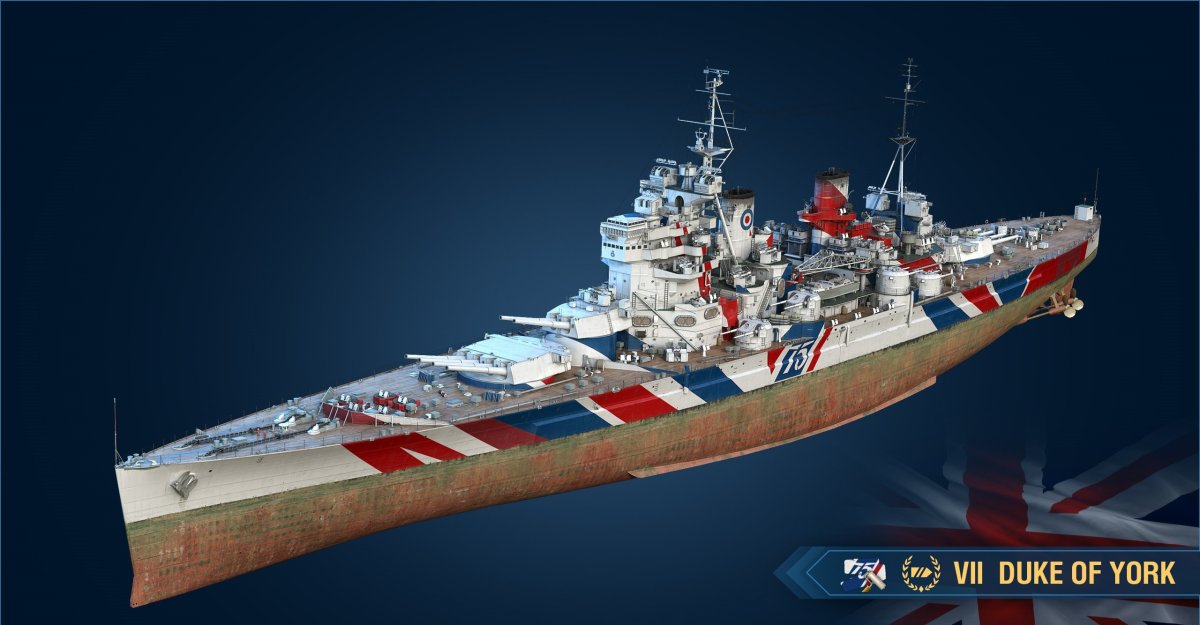Линкор Дюк оф Йорк ворлд оф варшипс
