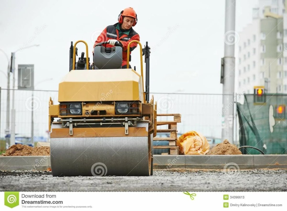 Машинист асфальтного катка