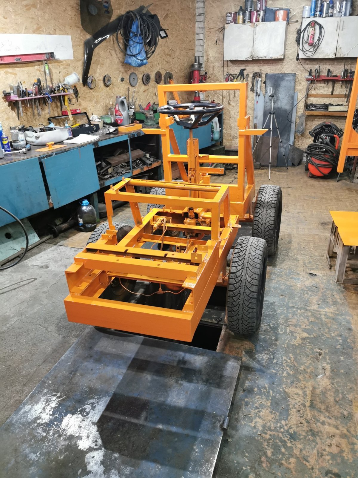 Самодельный мини погрузчик