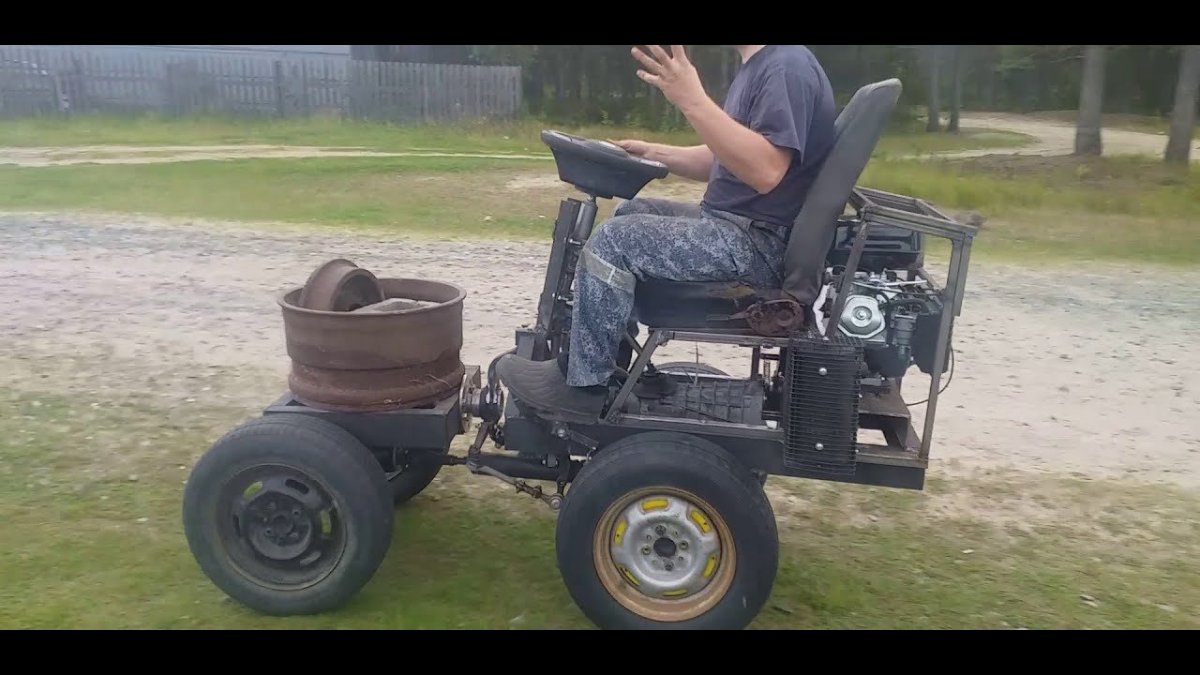 Погрузчик на минитрактор своими руками