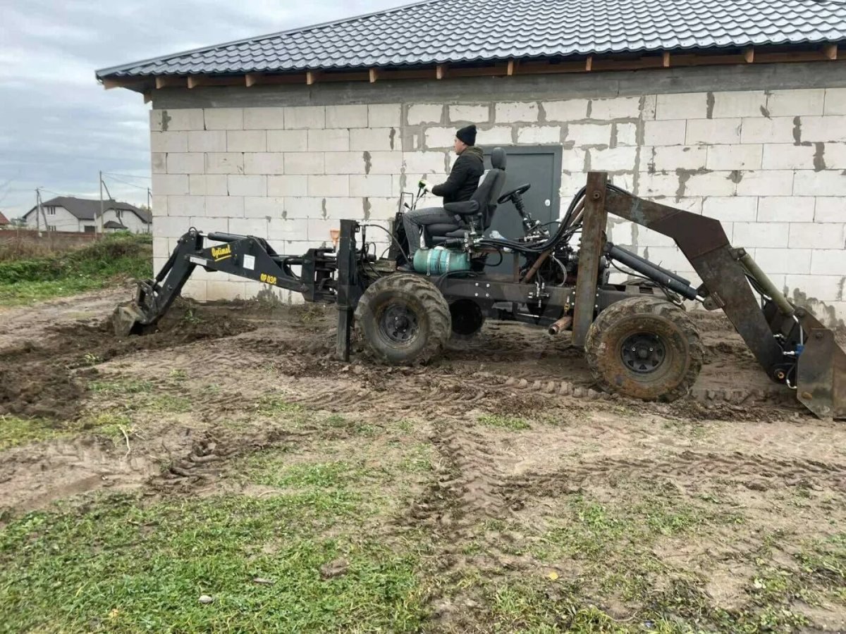 Самодельный экскаватор