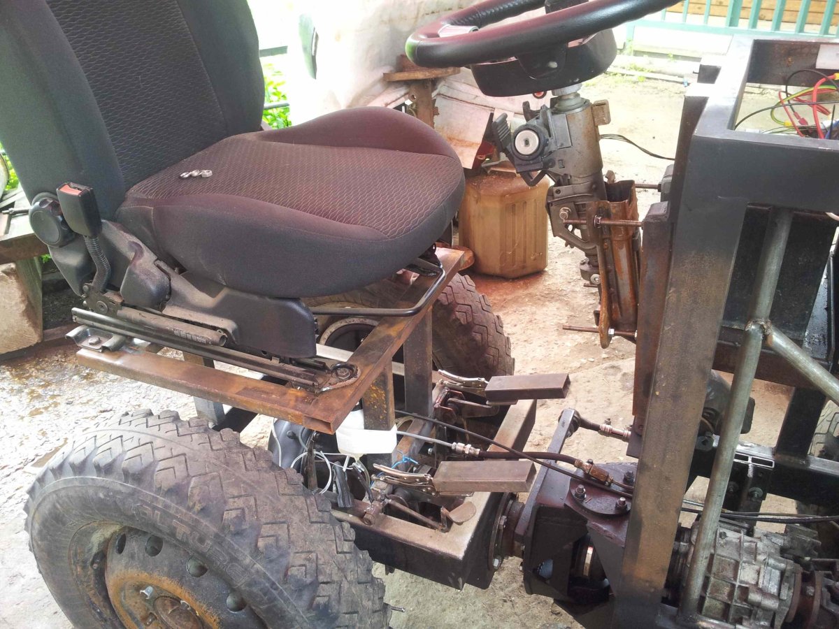 Трактор переломка 4х4