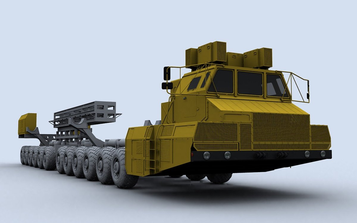 МАЗ-7907. Модель