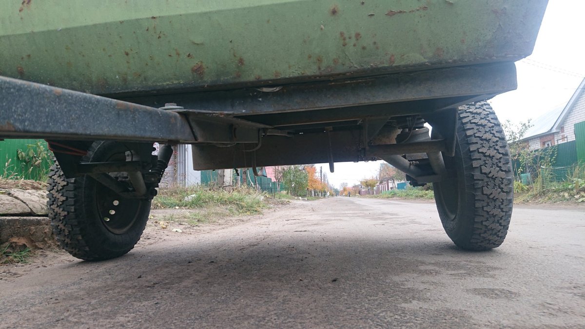 Мотоцикл с прицепом муравей