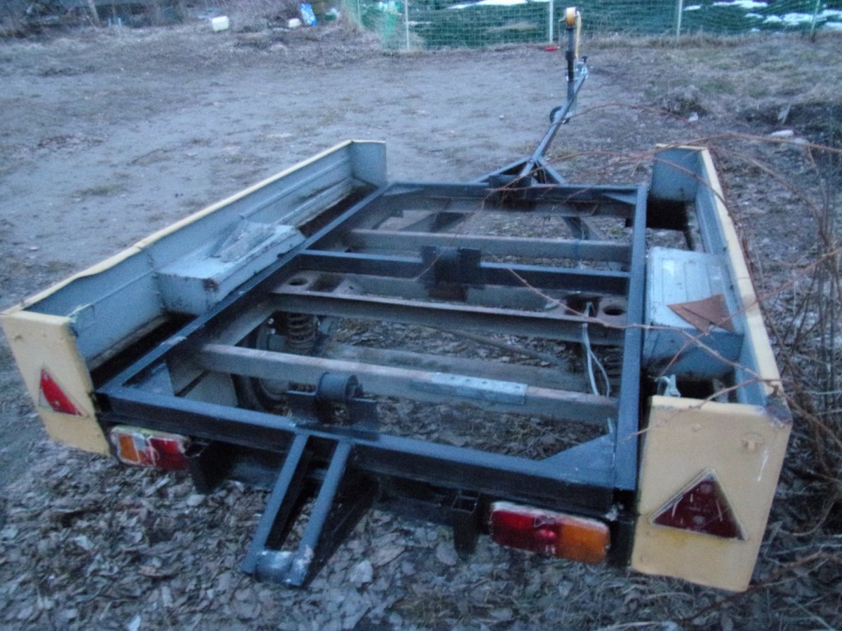 Лодочный прицеп из обычного прицепа