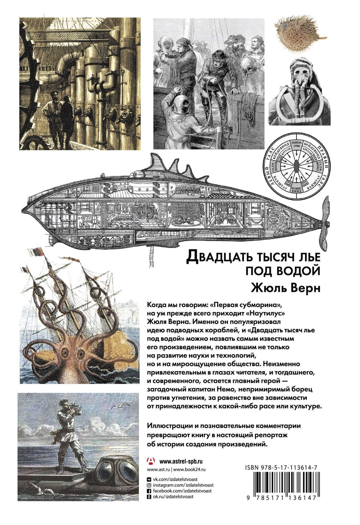 Жюль Верн 20000 лье под водой книга