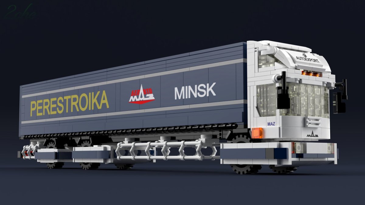МАЗ 2000 перестройка из лего