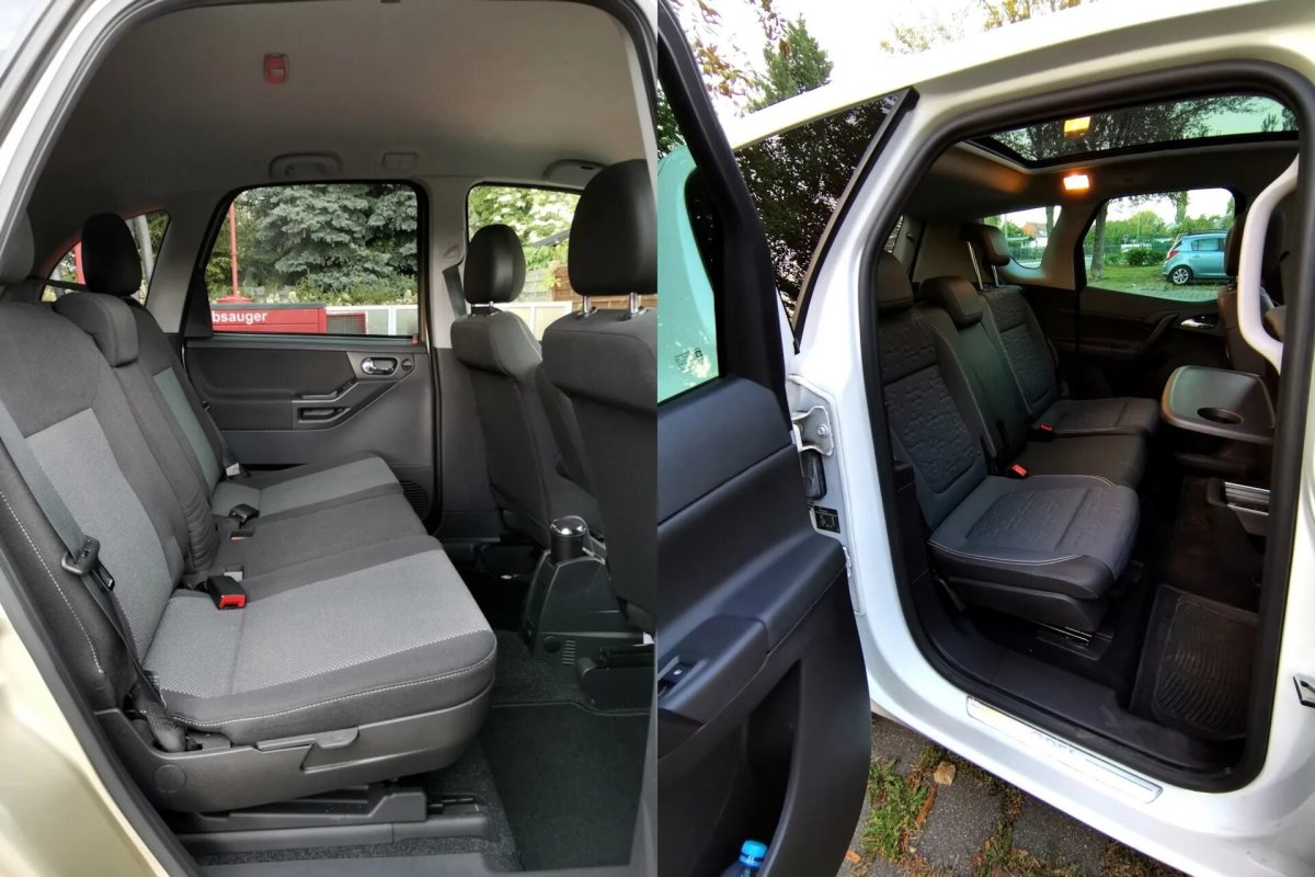 Опель Мерива 2008 салон трансформер