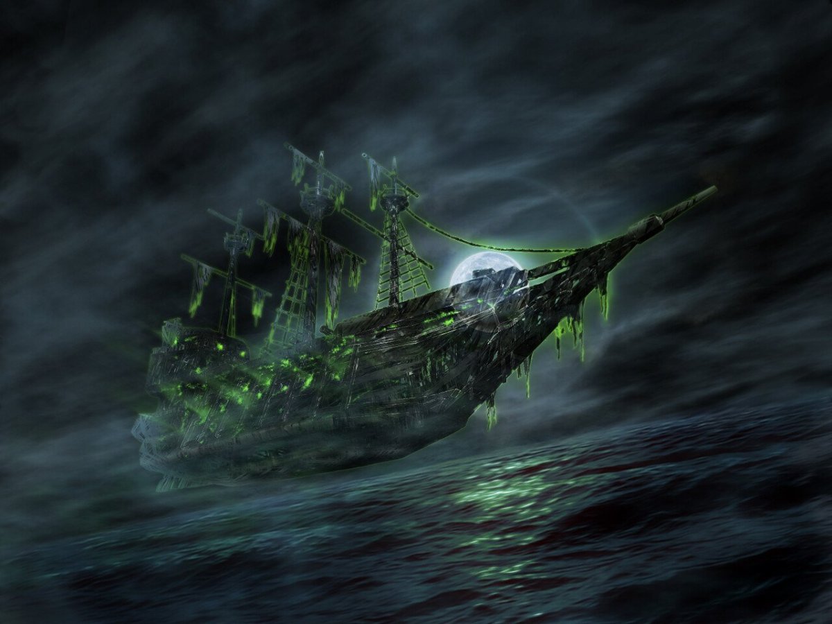 Летучий голландец корабль террария