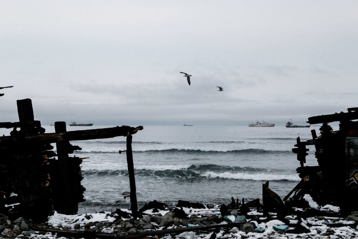 Корабль призрак в Дагестане