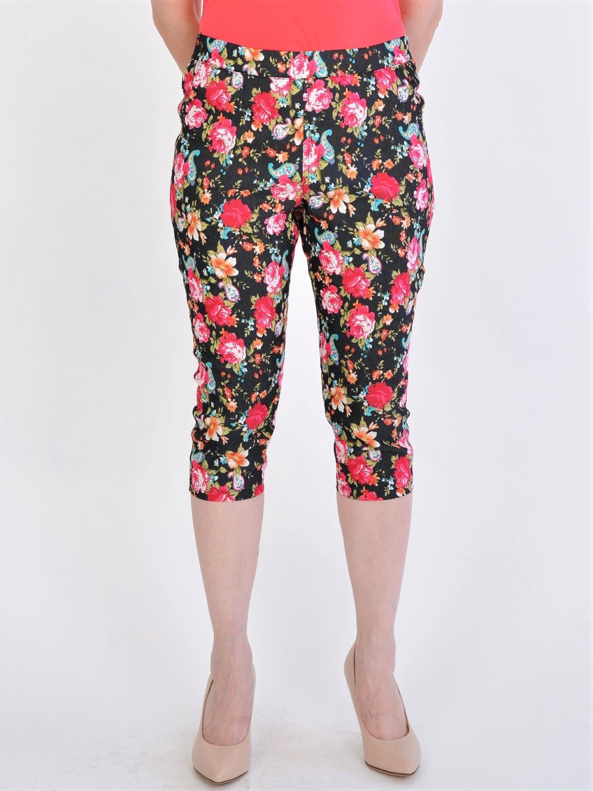 Джинсы разноцветные штанины женские