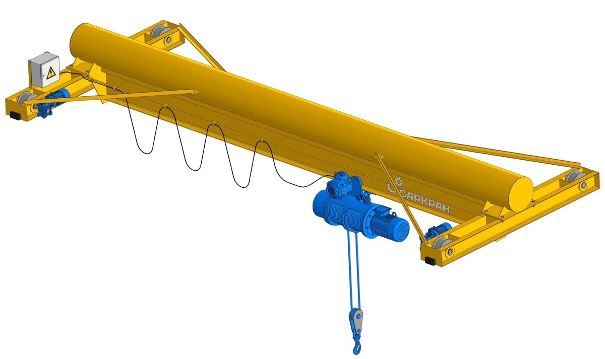 Кран опорный однобалочный