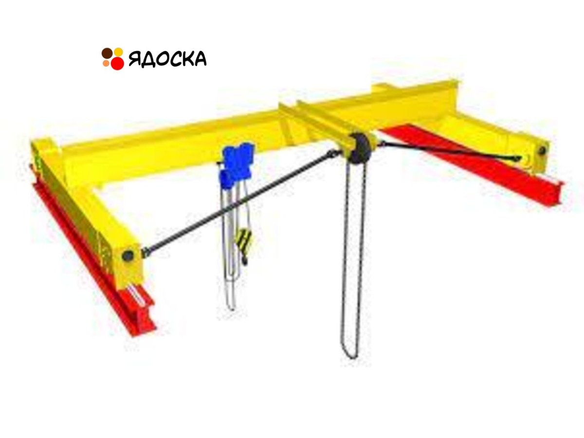 Кран мостовой однобалочный подвесной
