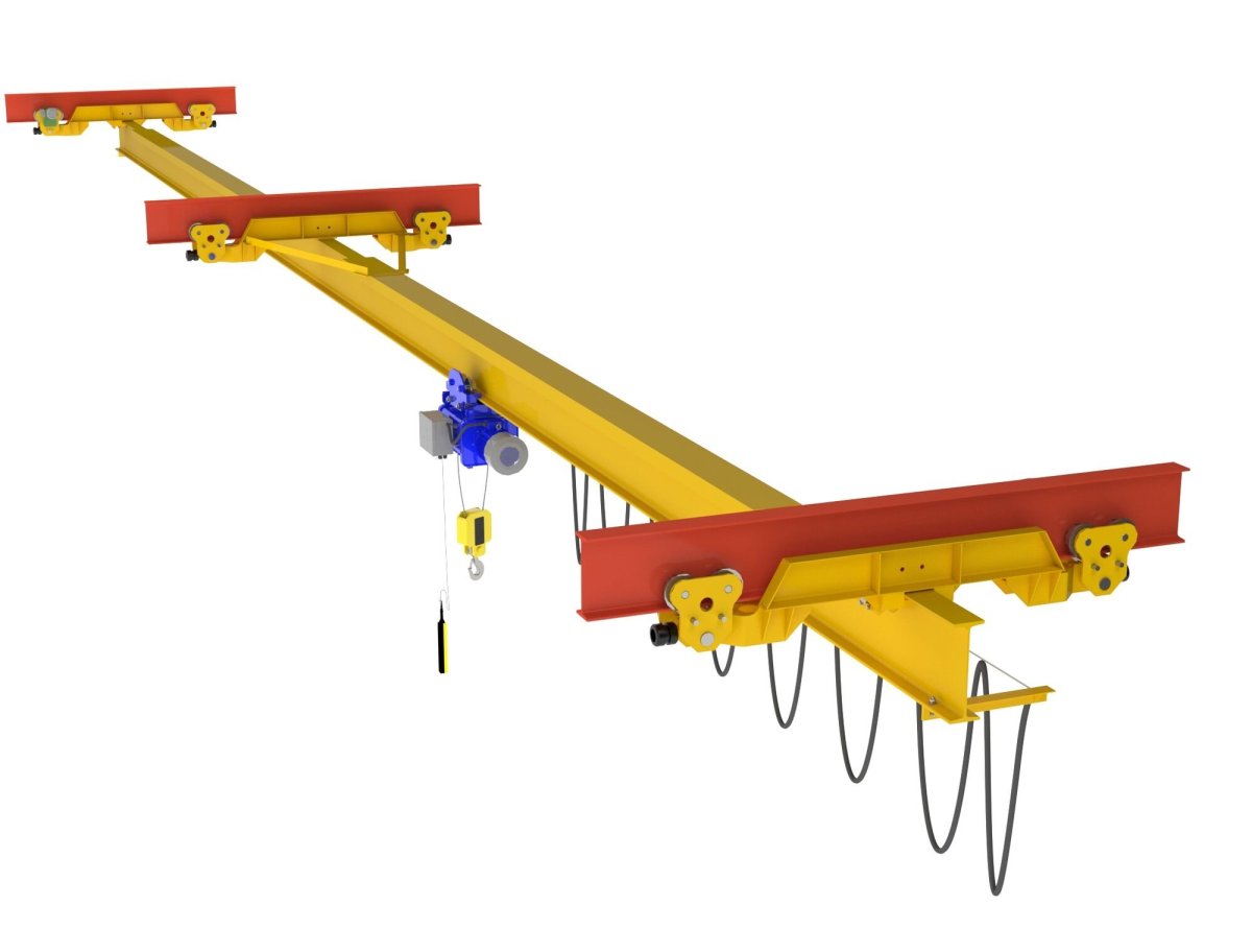 Кран мостовой двухбалочный подвесной