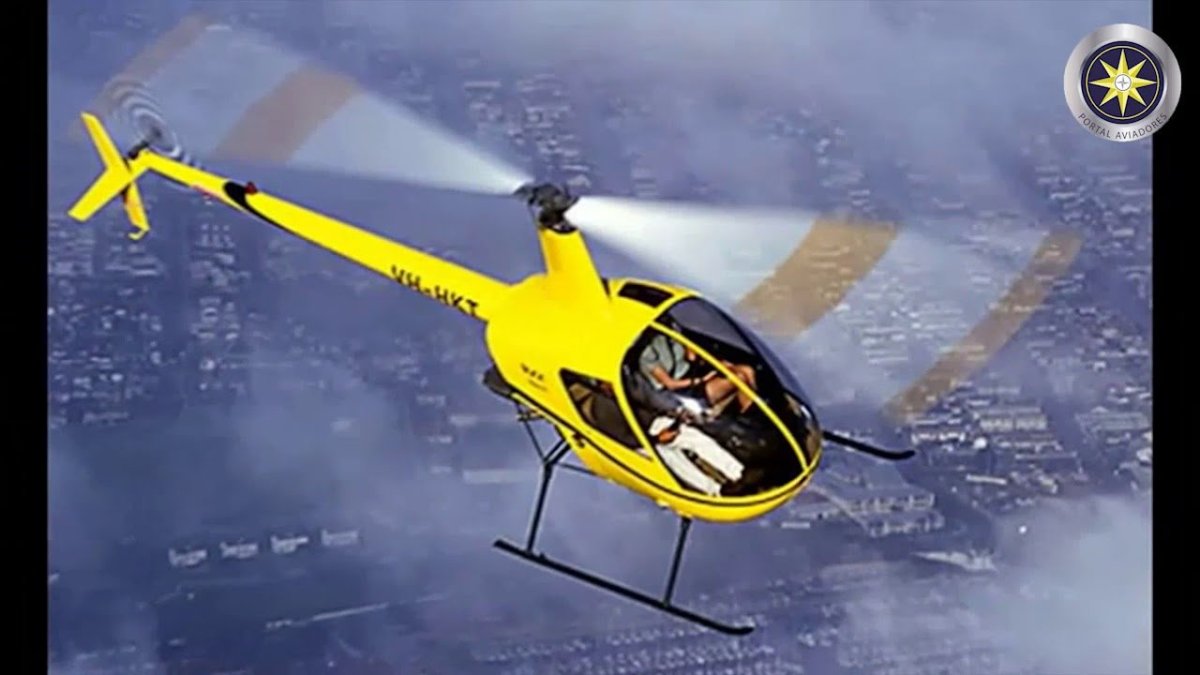 Кабина вертолета Robinson r44