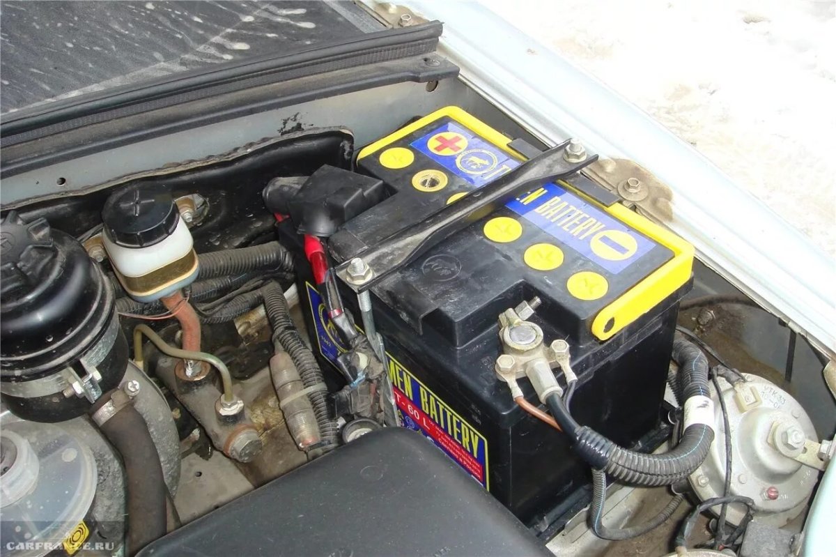 Нива Шевроле аккумулятор полярность