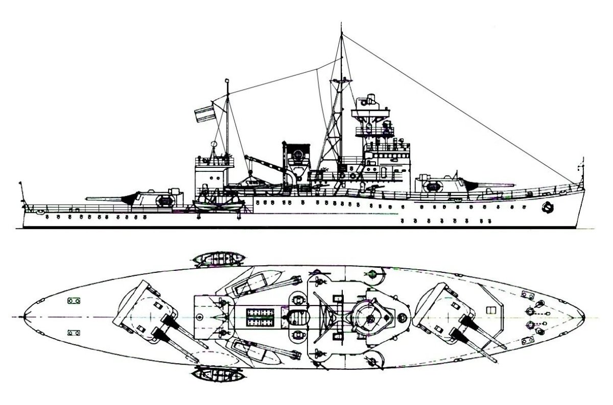 Чертежи Броненосные крейсера Франции
