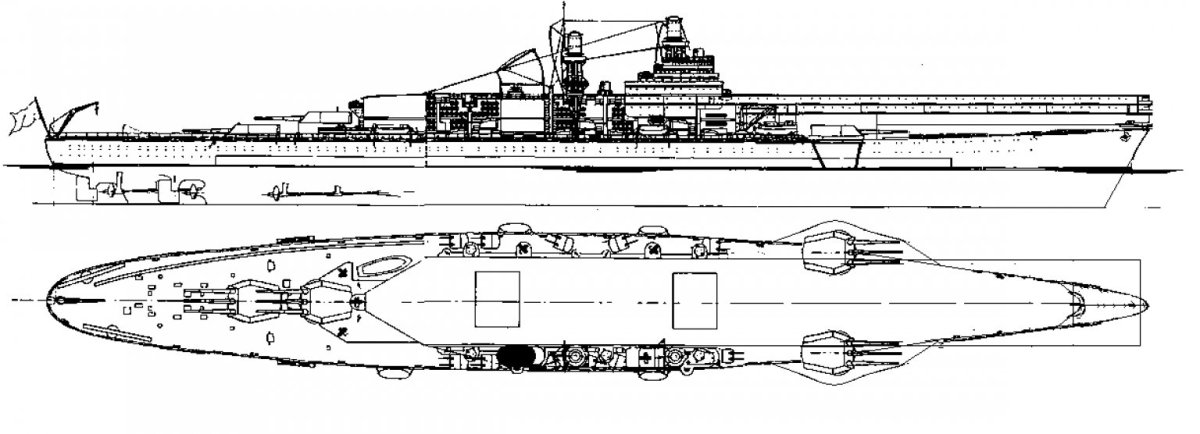 Линкор-авианосец проекта 19581
