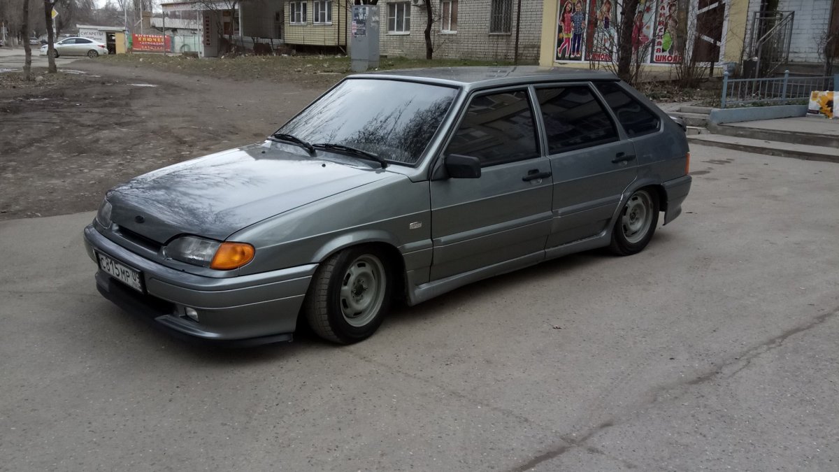 ВАЗ 2114 цвет мокрый асфальт