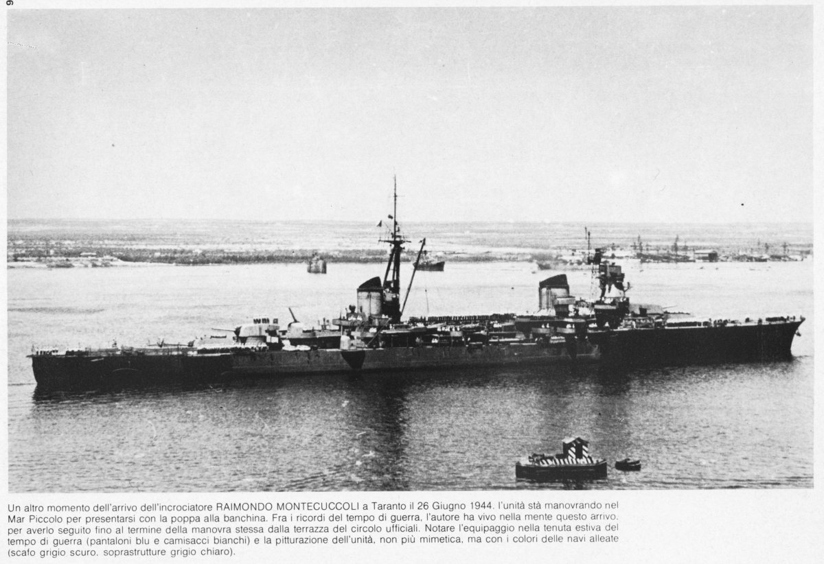 Модель крейсера Раймондо Монтекукколи