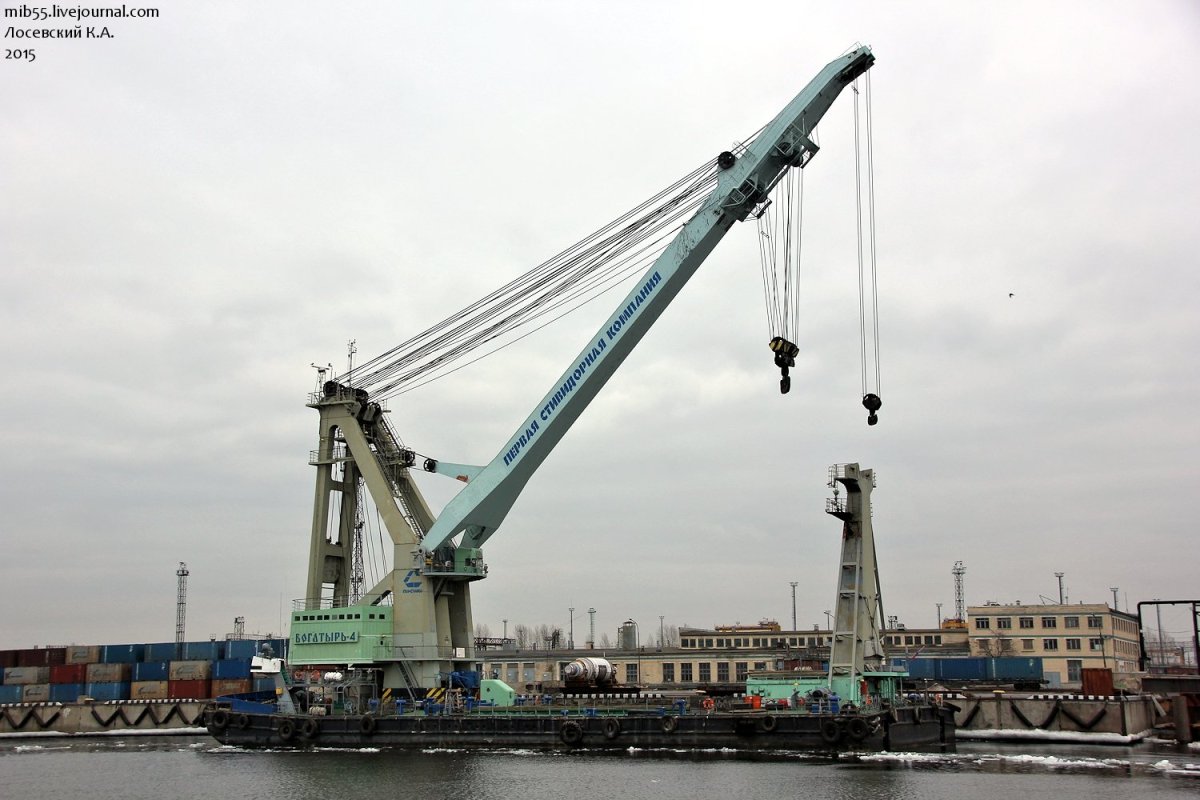 Плавкран богатырь 4