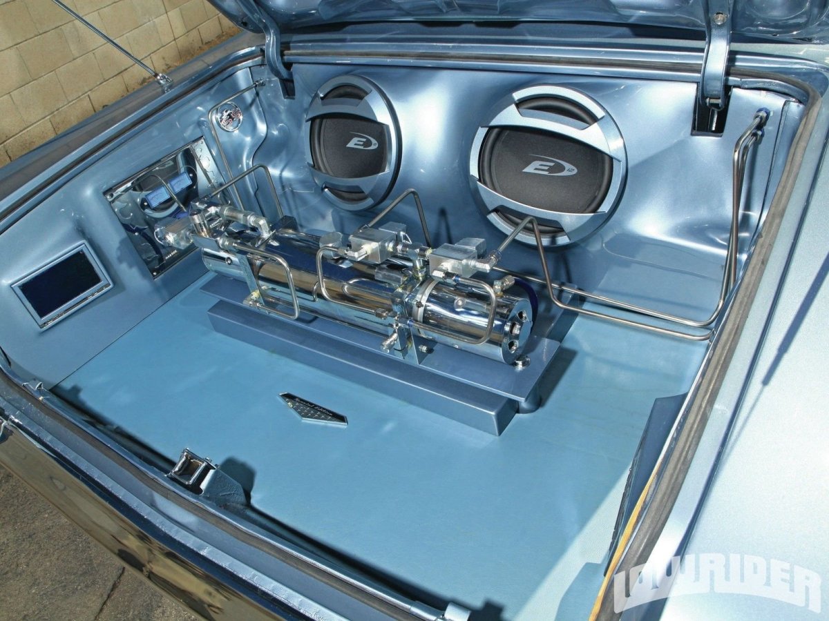 Chevrolet Impala 1963 багажник лоурайдера