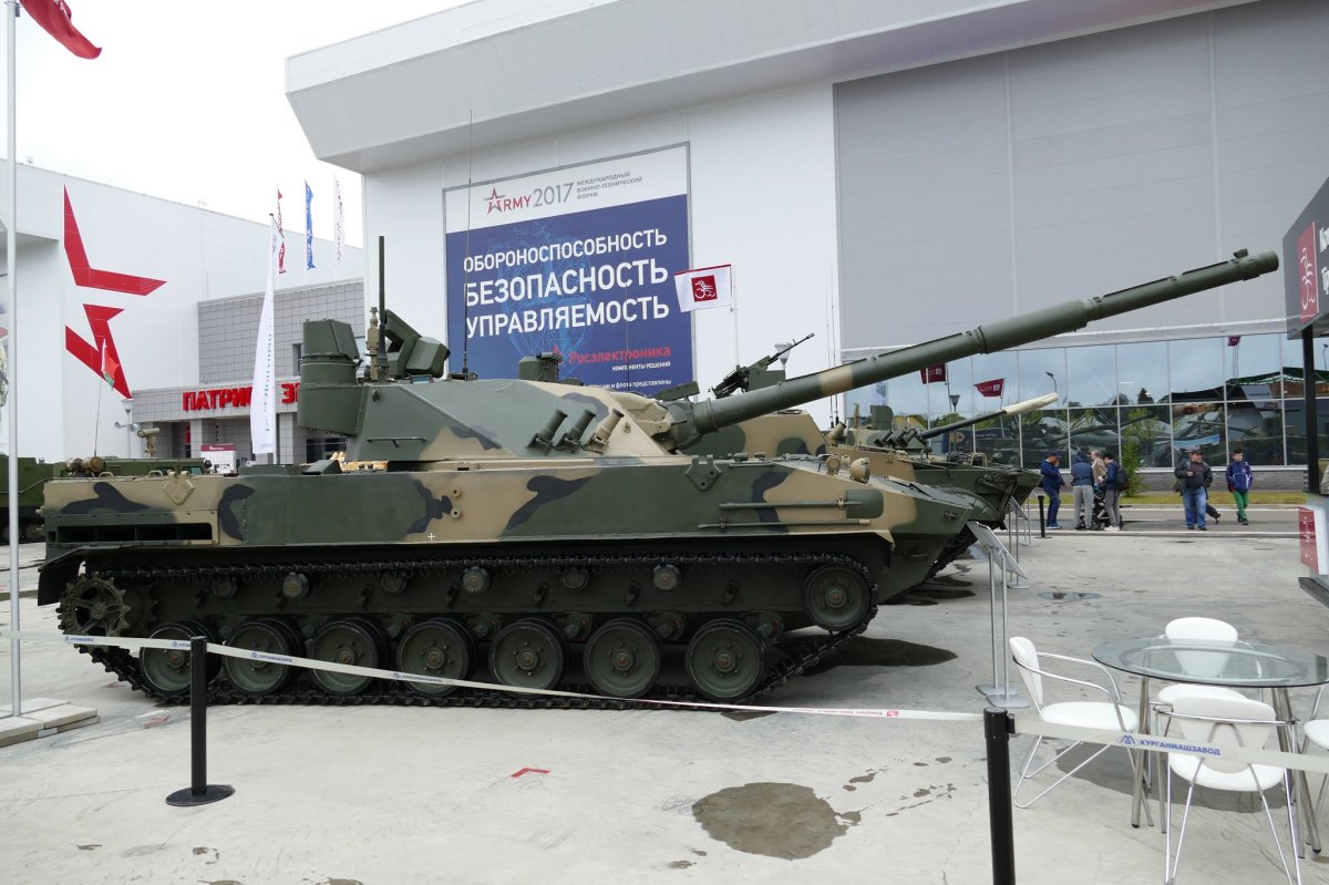 Самоходная пушка Спрут-сдм1