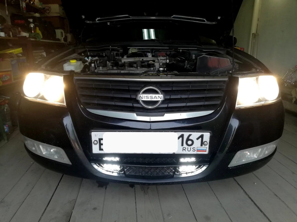 Полировка фар Ниссан Альмера Классик своими руками