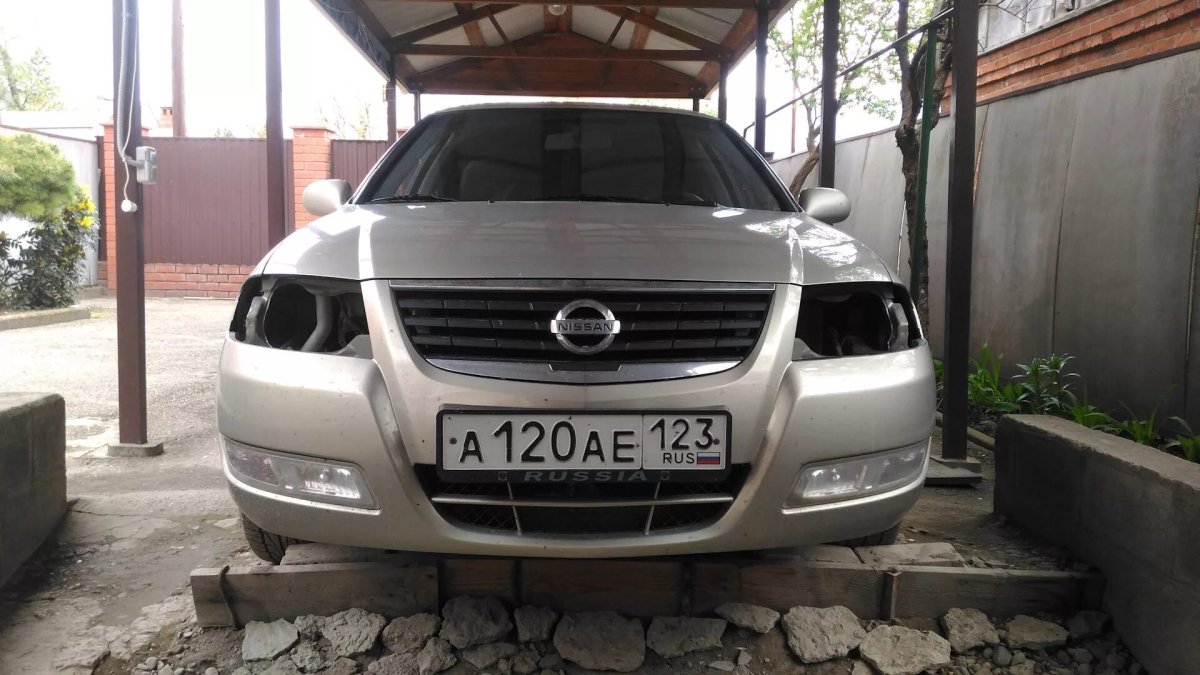 Nissan Almera Classic ангельские глазки