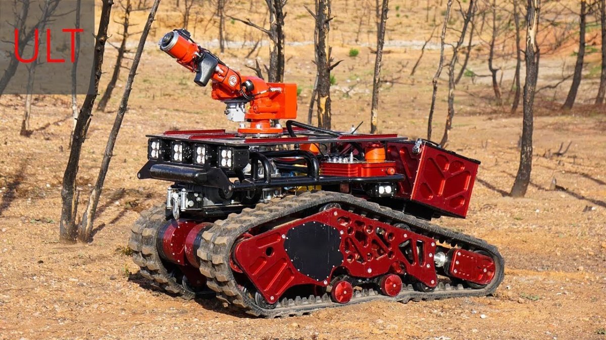 Гусеничный робот