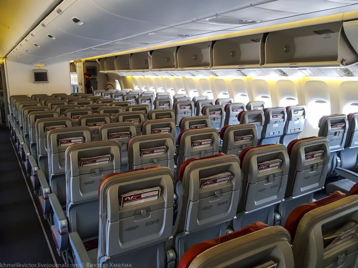 Boeing 777-300er салон