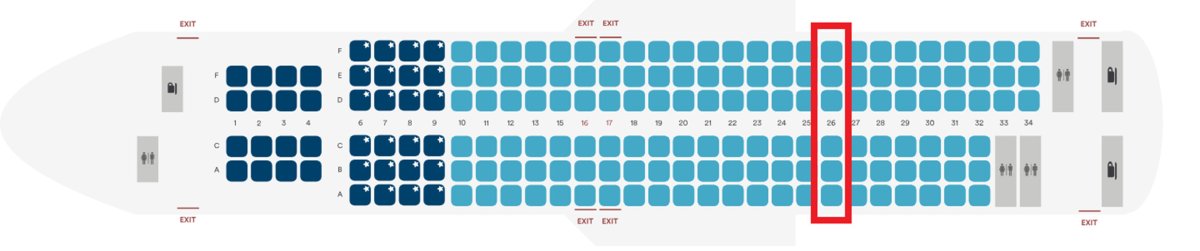 Боинг 737 900 места