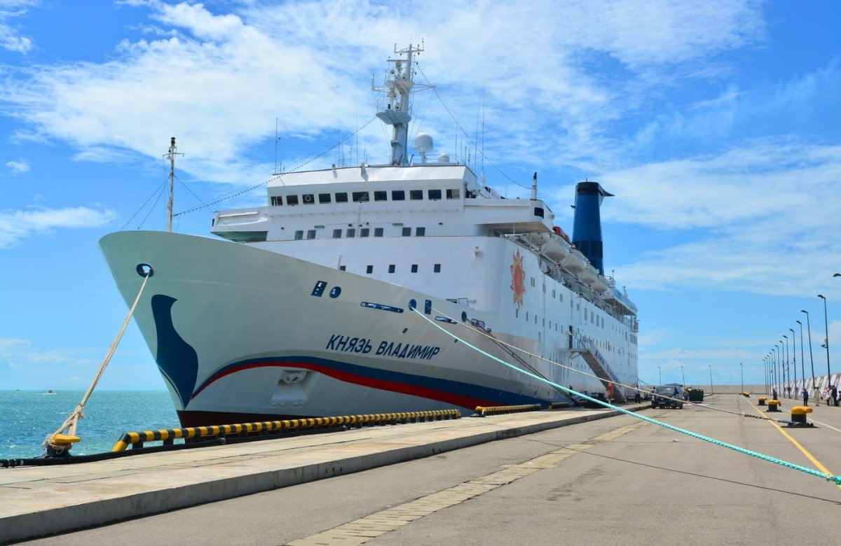 Лайнер князь Владимир 3d модель внутреннего строения