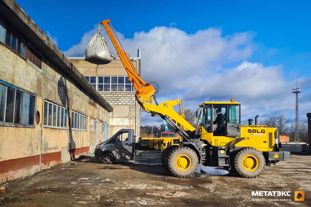 Крановая стрела на фронтальный погрузчик Метатэкс