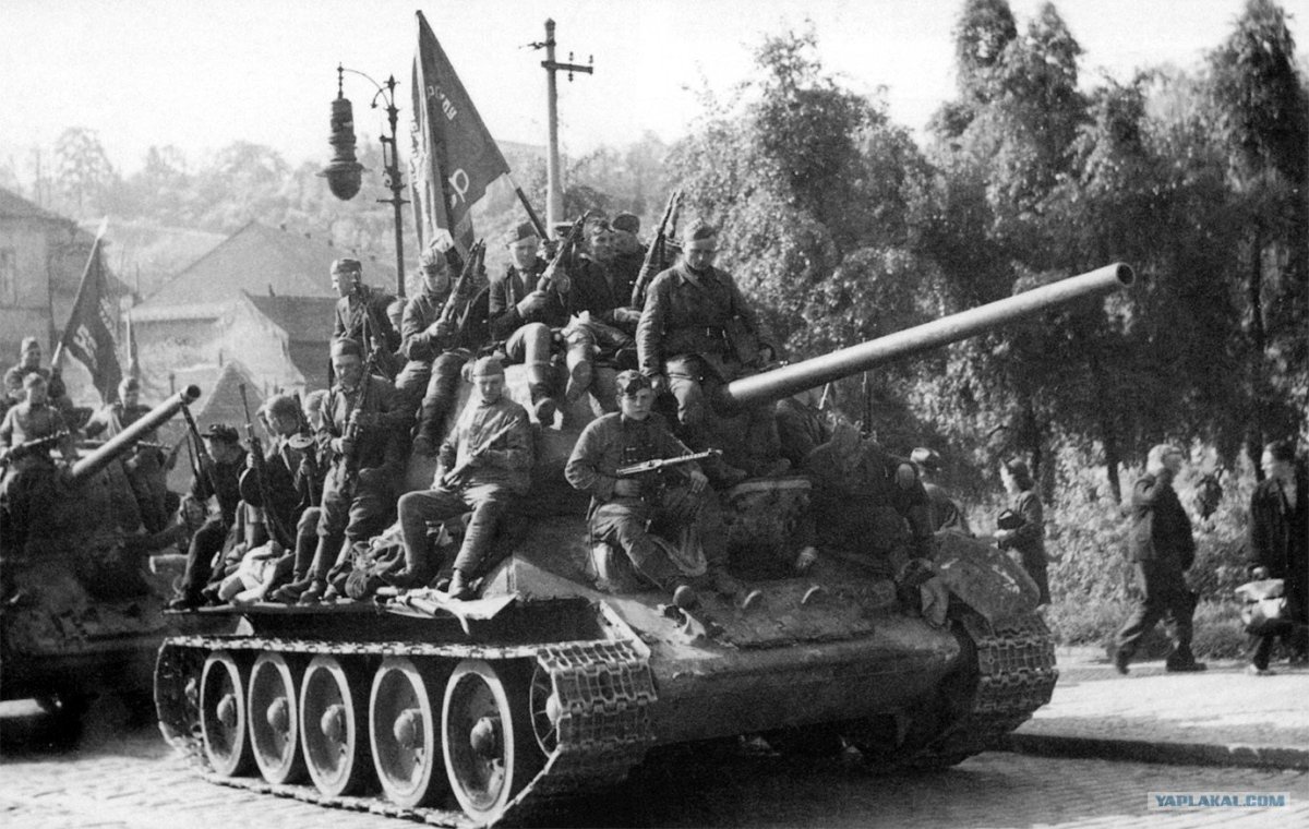 Т 34 Прага 1945