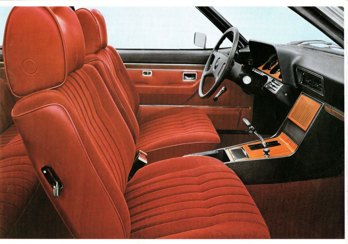 Opel Rekord 1969 салон